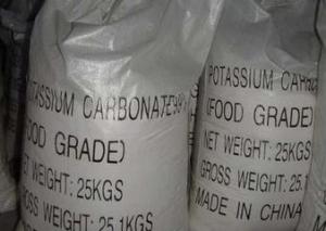 China Manufacturer Potassium Carbonate for food and tech grade/Factory price potassium carbonate for fertilizer wholesale