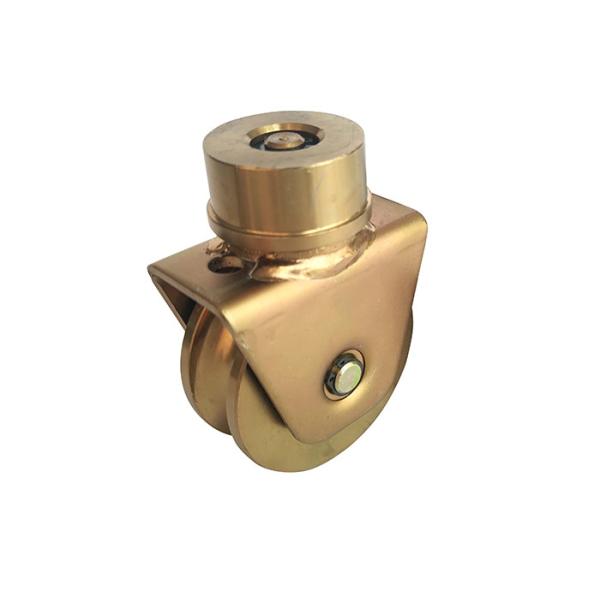 1320Lbs U groove v type sliding gate roller steel wheel and track 360 degree 60mm 80mm