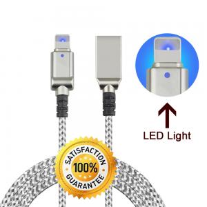 China iPhone Mobile Phone Led Light USB Cable / Data Transmission LED Light USB Charger wholesale