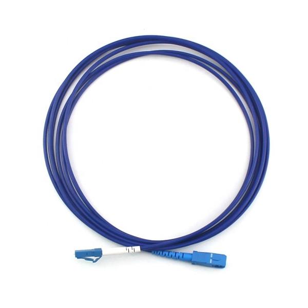 SC - LC Systimax Simplex 3 Meter Spiral Armored Patch Cord For FTTH
