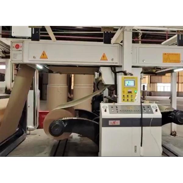 Servo Motor Corrugated Board Making Machine 2.2m Width 150m/Min