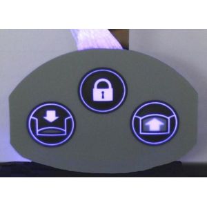 China Embossed Surface Backlit Membrane Switch Keypad UV Resistant Waterproof wholesale