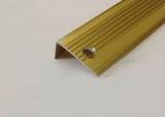 Gold Tile Trim Extruded Aluminium Industrial Profile Angle For Cleanroom