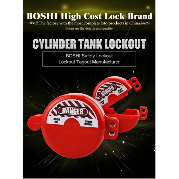 Durable Polystyrene Pneumatic Lockout Devices Designed To Fit In Tight Spaces