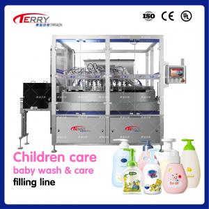 China Soap Dishwashing Liquid Filling Machine Servo Quantitative Filling AC380V 50hz wholesale