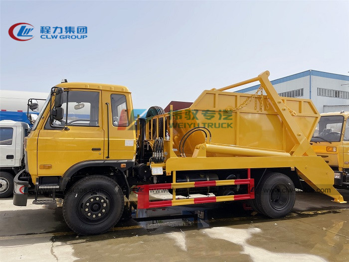 China Dongfeng 4X2 8 10 12 15m3 Swing Arm Skip Loader Garbage Truck wholesale