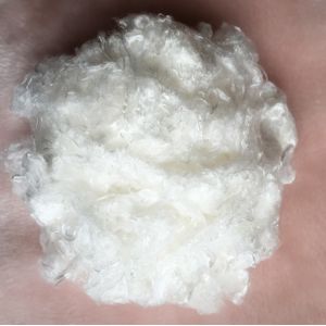 China Superfine Polyester Staple Fiber , Bright White Polyester Low Melt Fiber For Bonding wholesale