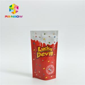 China Aluminum k Snack Bag Packaging , Foil Laminated Stand Up Bags For Cotton Candy wholesale