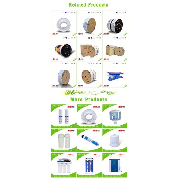 Customized RO System PE Water Filtration Tube 1/4'' 3/8'' Water Filter Parts