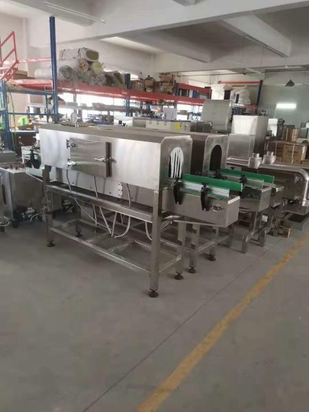 Quality 120w 180pcs/Min Steam Shrink Tunnel Machine Step Motor 670w For Food Industry for sale