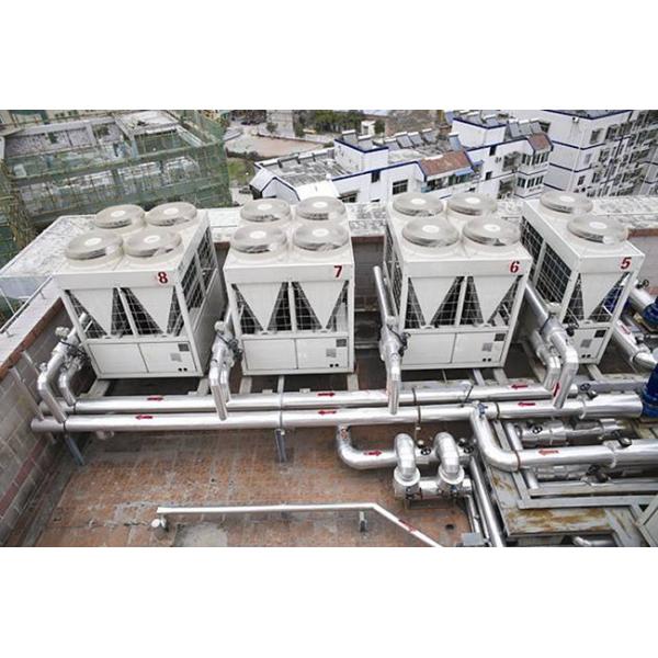 Convenient Commercial Air Source Heat Pump With Shell Heat Exchanger