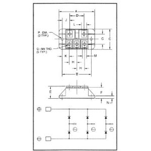 China RM20TPM-2H RM20TPM-2H HIGH VOLTAGE MEDIUM POWER GENERAL USE INSULATED TYPE MITSUBISHI igbt power module wholesale