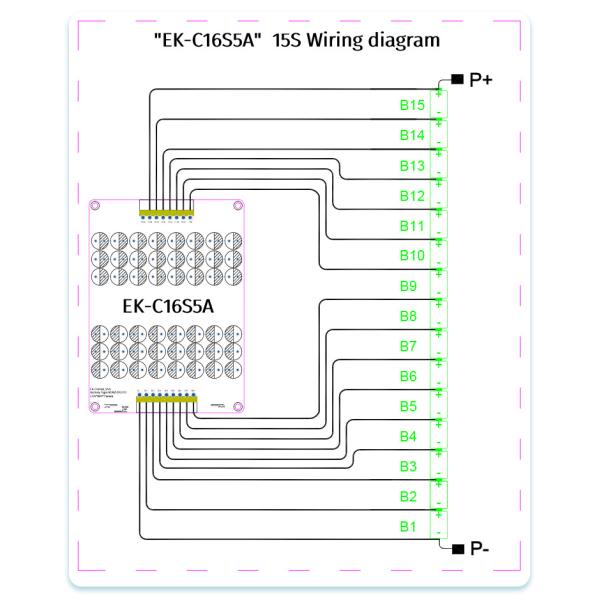 48V BMS Lto Lithium Lifepo4 Active Balancer 12s 13s 14s 15s 16s 5A For Energy Storage