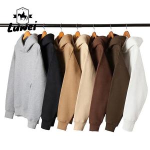 China Winter Athletic Sublimation Plain Blank Moletons Sweat-shirt Blank Cotton Pastel Pullover Washed Plus Size Men's Hoodies wholesale
