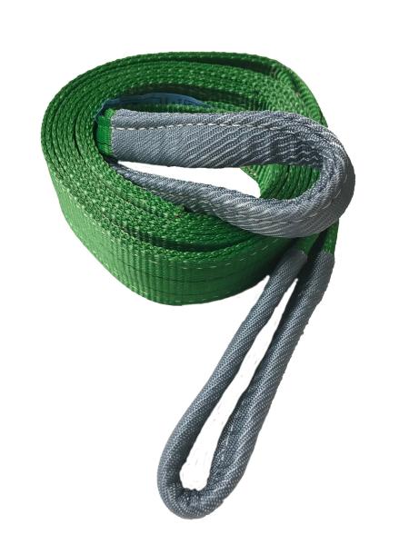 Quality Adjustable Polyester Webbing Sling Single Layer Polyester Lifting Belt for sale