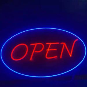 China Open neon sign brightness business shop open custom led neon sign wholesale