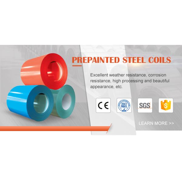 1250mm PPGL Coil A3003 Pre Painted Galvanized Coils Corrosion Resistance
