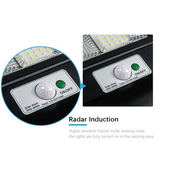 1300LM Solar Powered LED Street Lights Motion Sensor All In One Solar Street Light