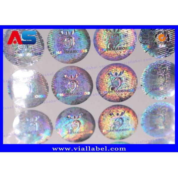 Transparent Adhesive Holographic Security Stickers 3d Hologram Printed