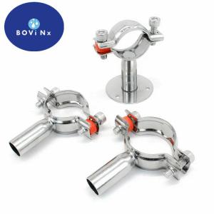 China ODM Stainless Steel Pipe Hanger , Double Stainless Steel 304 Tube Fittings on sale
