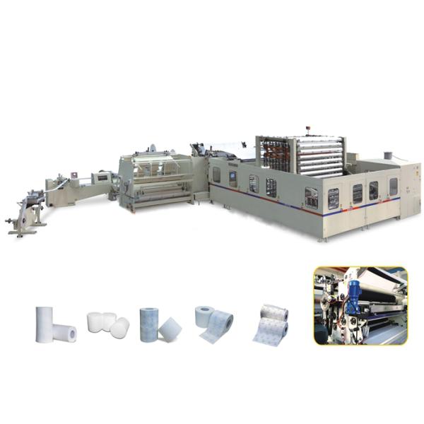 PLC Control Toilet Paper Making Machine , Tissue Paper Production Machine