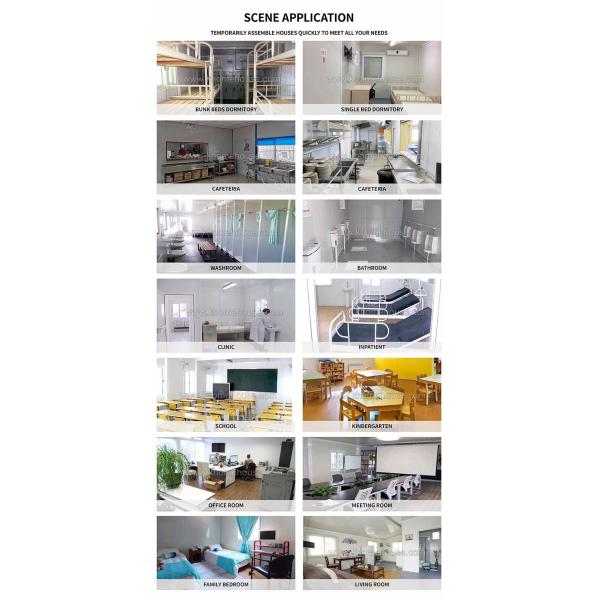 Prefab Camp With High Quality Can Movable Steel Structure Building