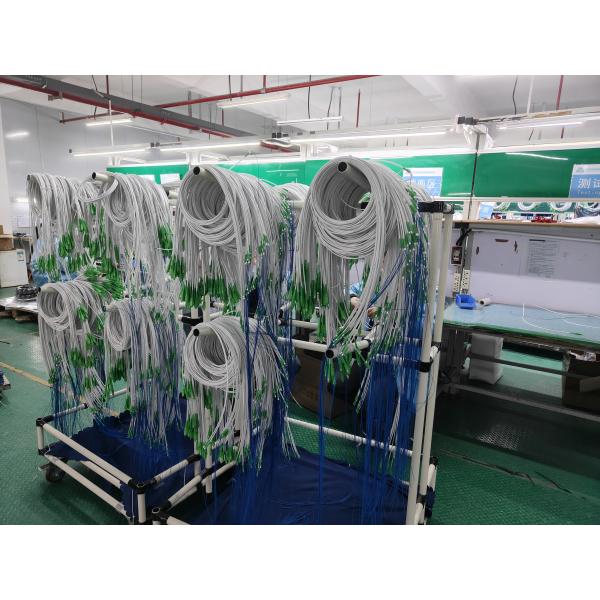 Simplex SM Stainless Steel Armored Patch Cord 10m SC APC 3.0mm White LSZH Jacket Dca Patch Jumper