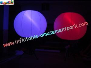 China Indoor Colorful LED RGB Inflatable Stage Lighting Decoration Exhibition Illuminated Ball on sale
