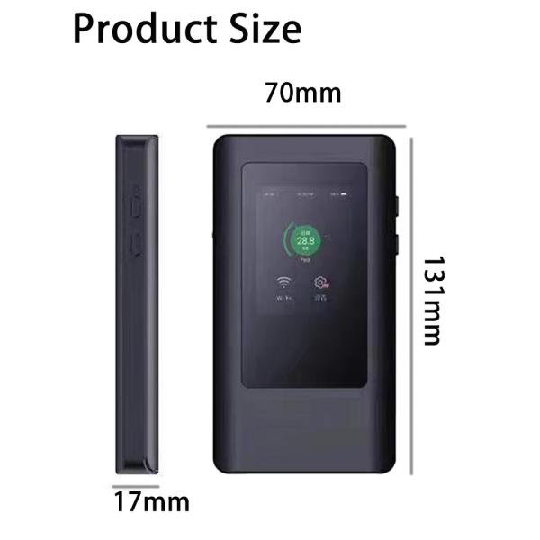 Dual Band Portable 5G Mini Wifi Router With 4000MAh Polymer Battery