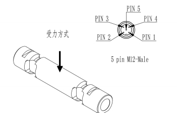 200lb Load Pin Sensor Load Pin Load Cell Digital Modbus RS485