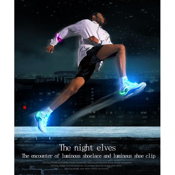 Fashionable luminous led glowing shoelace Casual Woman Shoes Custom custom color shoelaces Origin led shoelaces
