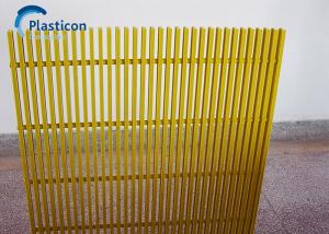 China Weatherproof FRP Profile Yellow FRP Fence Fibre Reinforced Plastic wholesale