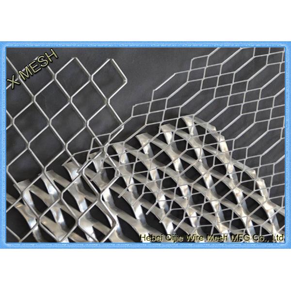 4 X 8 Hot Dipped Galvanized Expanded Metal Sheet Gothic Mesh 3.0 Mm Thickness