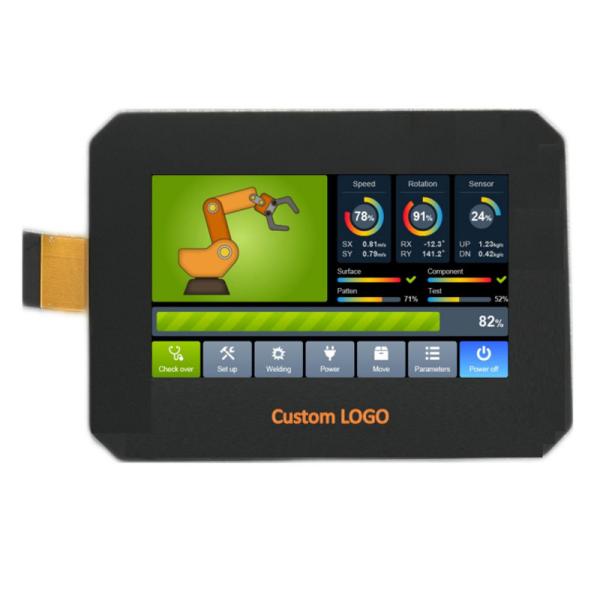 LCD Touch Screen 4.3 Inch 480*272 IPS RGB 40 Pin, China LCD Display 4.3 Inch With PCAP