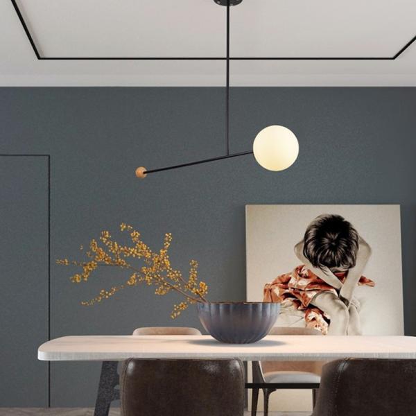 Designer Wrought iron chandelier E14 Light Rotatable minimalist chandelier Dining room Art Chandelier(WH-MI-264)