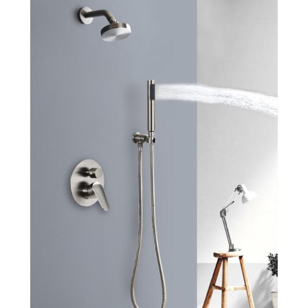 OEM Brushed Golden Concealed Rain Shower Faucets