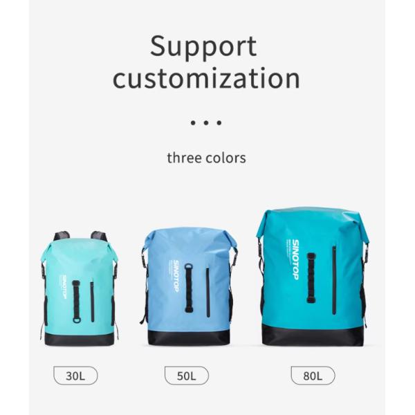 PVC Outdoor Sports Backpack 30L Waterproof Hiking Bag Heavy Duty Multi-functional Camping Hiking