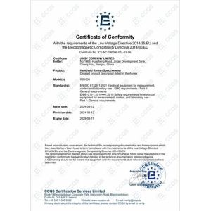 JINSP Company Ltd. Certifications