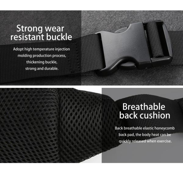 OEM/ODM Waterproof Lumbar Pack Waterproof Running Waist Belt Bag