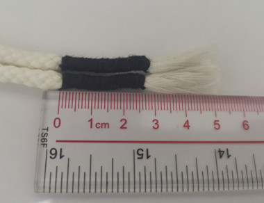 Macrame Drawcord String , Cotton Drawstring Cord Multi Strand