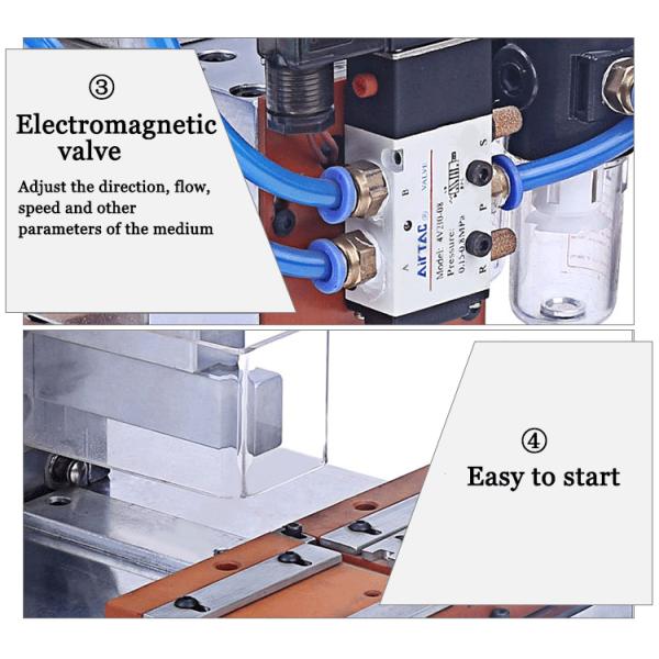 Adjustable IDC Flat Cable Connector Crimping Machine 2P-64P On-line Support and Crimping