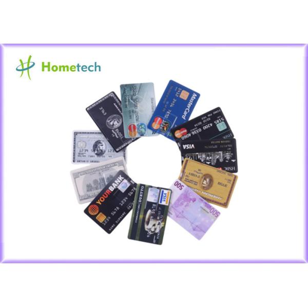 Easy To Carry Custom Credit Card Shaped USB Imprinted With Your Logo 128MB / 256MB / 512MB/ 1GB- 64GB