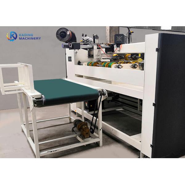 3500mm Corrugated Box Stitching Machine With PLC Touch Screen And Manual Feeding