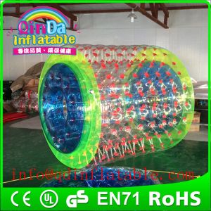 China QinDa Inflatable Aqua Roller Inflatable Pool Roller inflatable water roller water wheels wholesale
