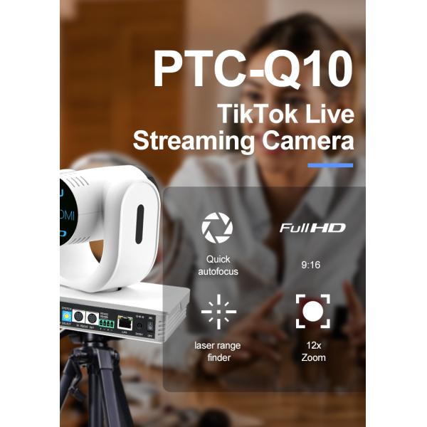 Live Streaming System DAIPU PTC-Q10 Camera with 1080P Resolution and 12X Optical Zoom