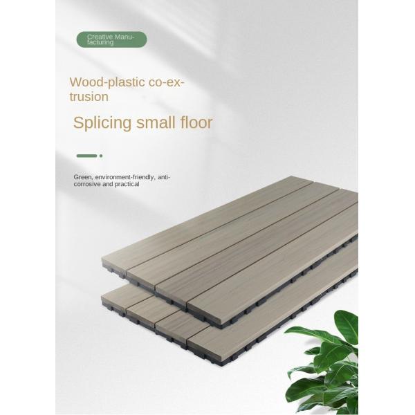 WPC Decking Boards 71x11mm Waterproof Termite-Resistant Flooring