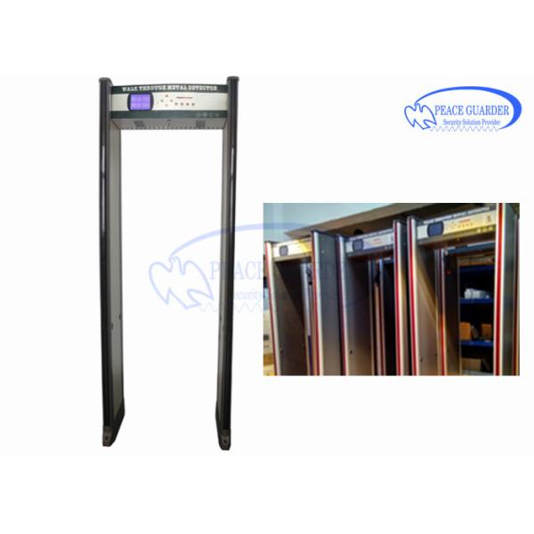 Night Clubs Multi zone Metal Detectors Waterproof 0-255 Sensitivity Level