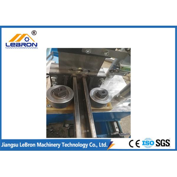 PLC Control Automatic Hydraulic Cut Storage Rack Roll Forming Machine Durable Quality