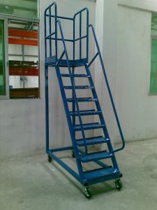 China Manual Picking High Climbing Ladder Industrial Equipments with Movable Wheel wholesale