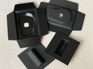 China 1.0mm Molded Fiber Packaging Colored PLA Laminated Pulp Tray on sale